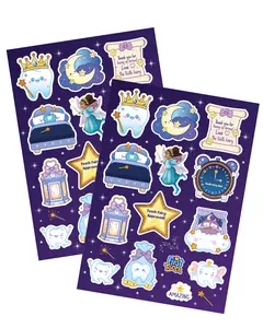 Ready for the Tooth Fairy- 2 Pack Sticker Sheet