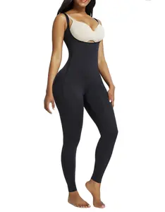 Full Body Hour-Glass Shapewear Black Slim-fitting Clothes Comfort