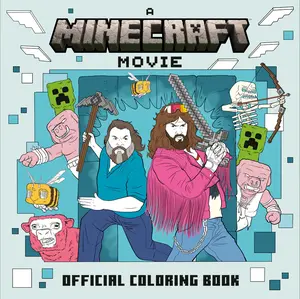A Minecraft Movie Official Coloring Book -- Mojang Ab - Paperback