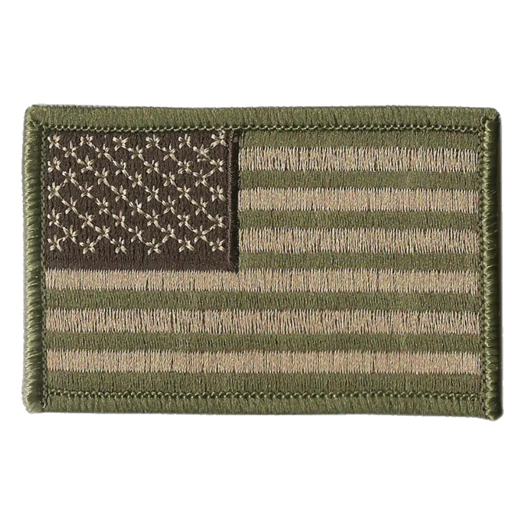 2x3" USA FLAG PATCH for Tactical Cap