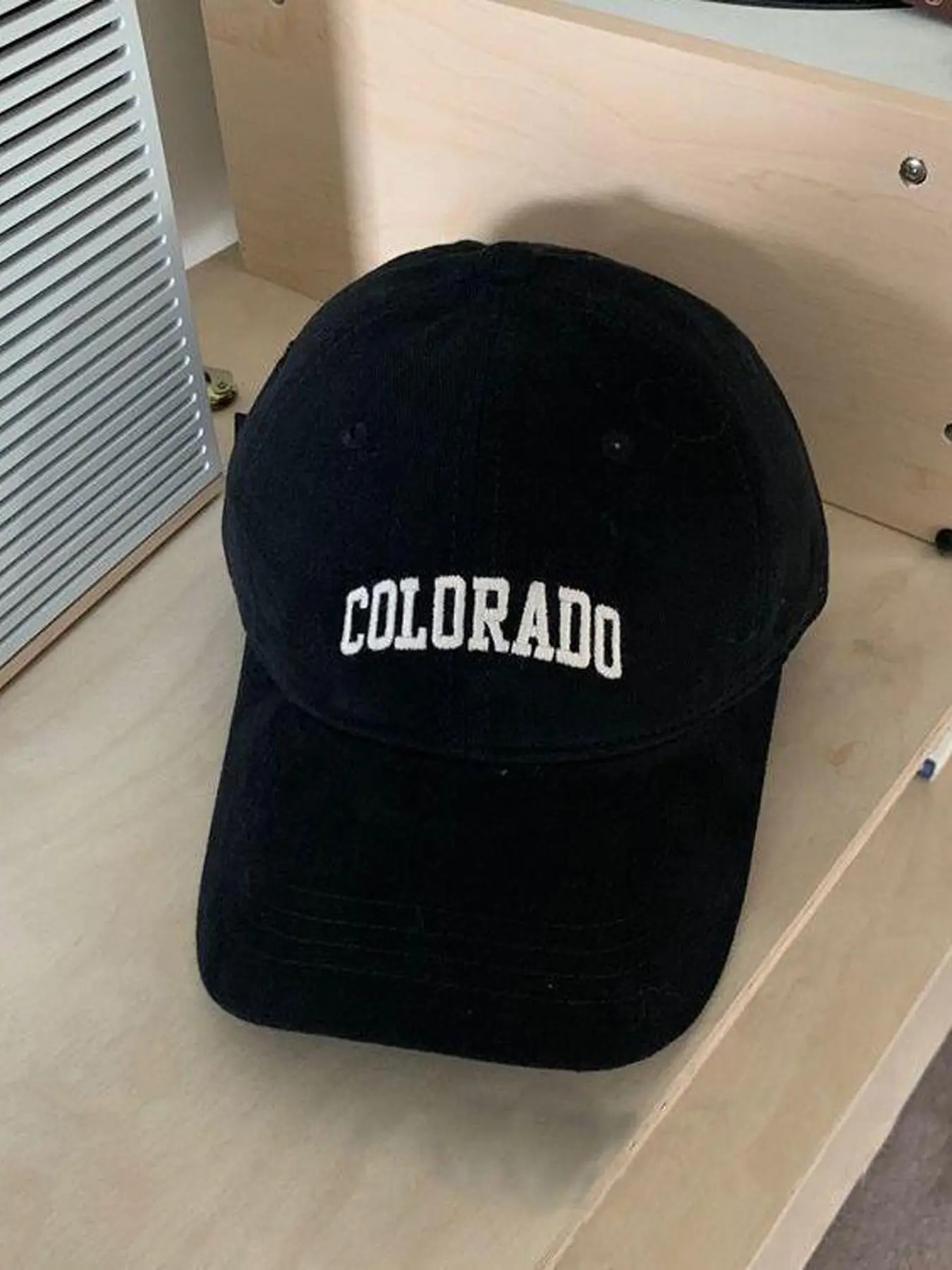 Vintage Colorado Embroidered Baseball Hat, Unisex Washed Cotton, Adjustable Sun Hat, Retro Letter Print, Casual Streetwear, Multi-Color, Travel Outdoor, Casual Baseball Cap