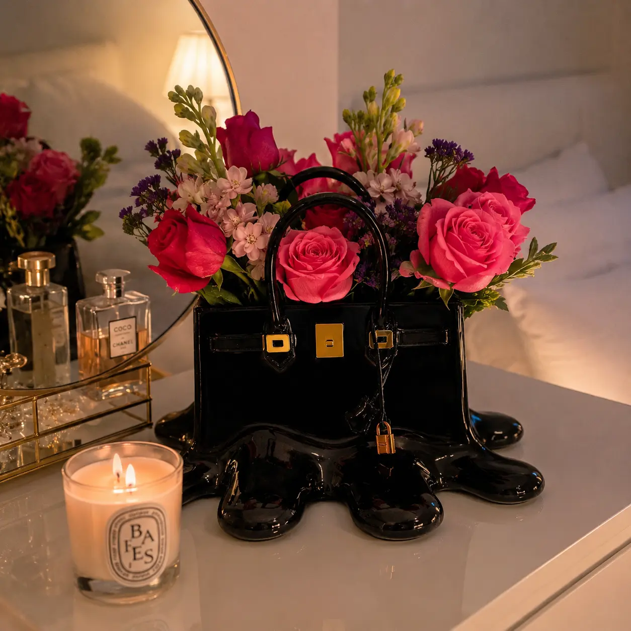 Luxury Designer Handbag Vase