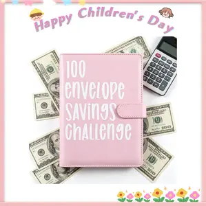 100-Day Money Saving Challenge Binder, 2026 Updated A5 Budget Organizer, Lovely Stickers Included, Help Reach $5050 Savings Goal, Household Finance Tracker