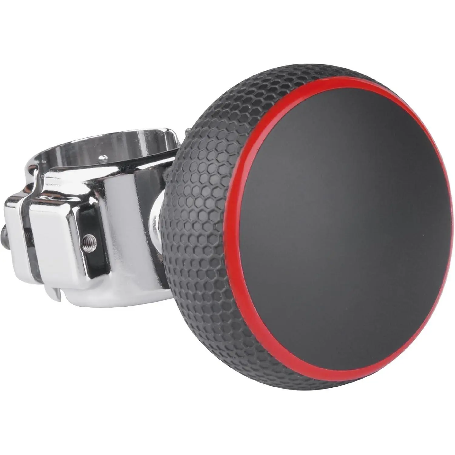 Steering Wheel Spinner Knob - Compatible with Standard Steering Wheels - Smooth  Knob for , Tractor, Mower, Boat and Maneuver (Red)