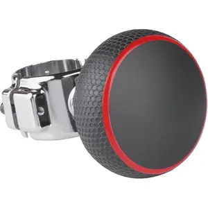 Steering Wheel Spinner Knob - Compatible with Standard Steering Wheels - Smooth  Knob for , Tractor, Mower, Boat and Maneuver (Red)