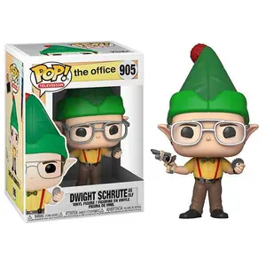 Funko Pop! Dwight Schrute as Elf The Office 905 Vinyl Figure in PopShield Protector