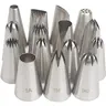 Stainless Steel Cake Decorating Tips Set, 15pcs/set Cake Decorating Tool, Pastry Decorating Tools for Cake, Cupcake, Cookie, Cake Decoration Supplies