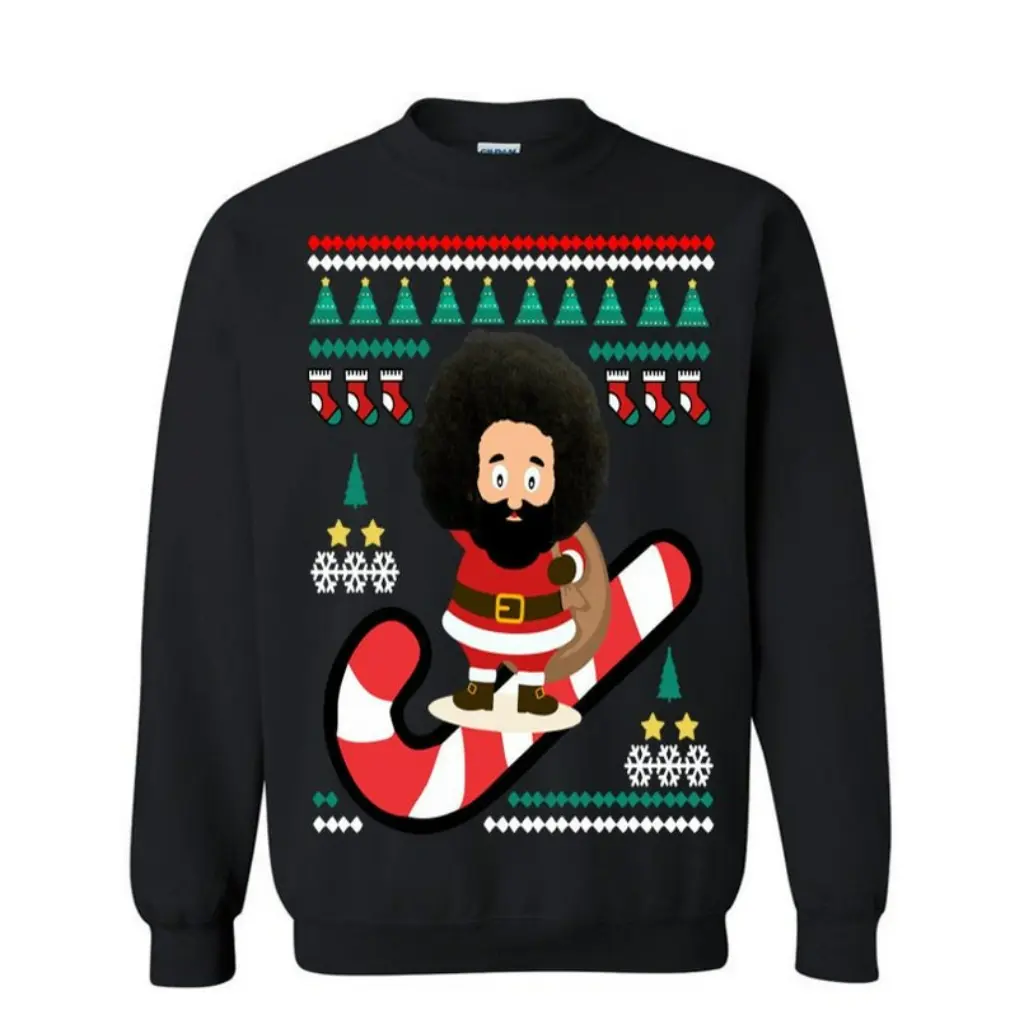 Funny Christmas Sweater-Ugly Christmas Sweater, Christmas Colin Kaepernick Sweater S-4XL