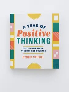 Positive Thinking Daily Reflection Book for Mindset Growth Motivation and Self Care Inspirational Quotes for Women and Men