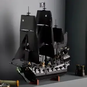 2026 new Pirates of the Caribbean Ship 10365 sailboat model set, Christmas gift, birthday gift, Model Boat Kit, Building Set