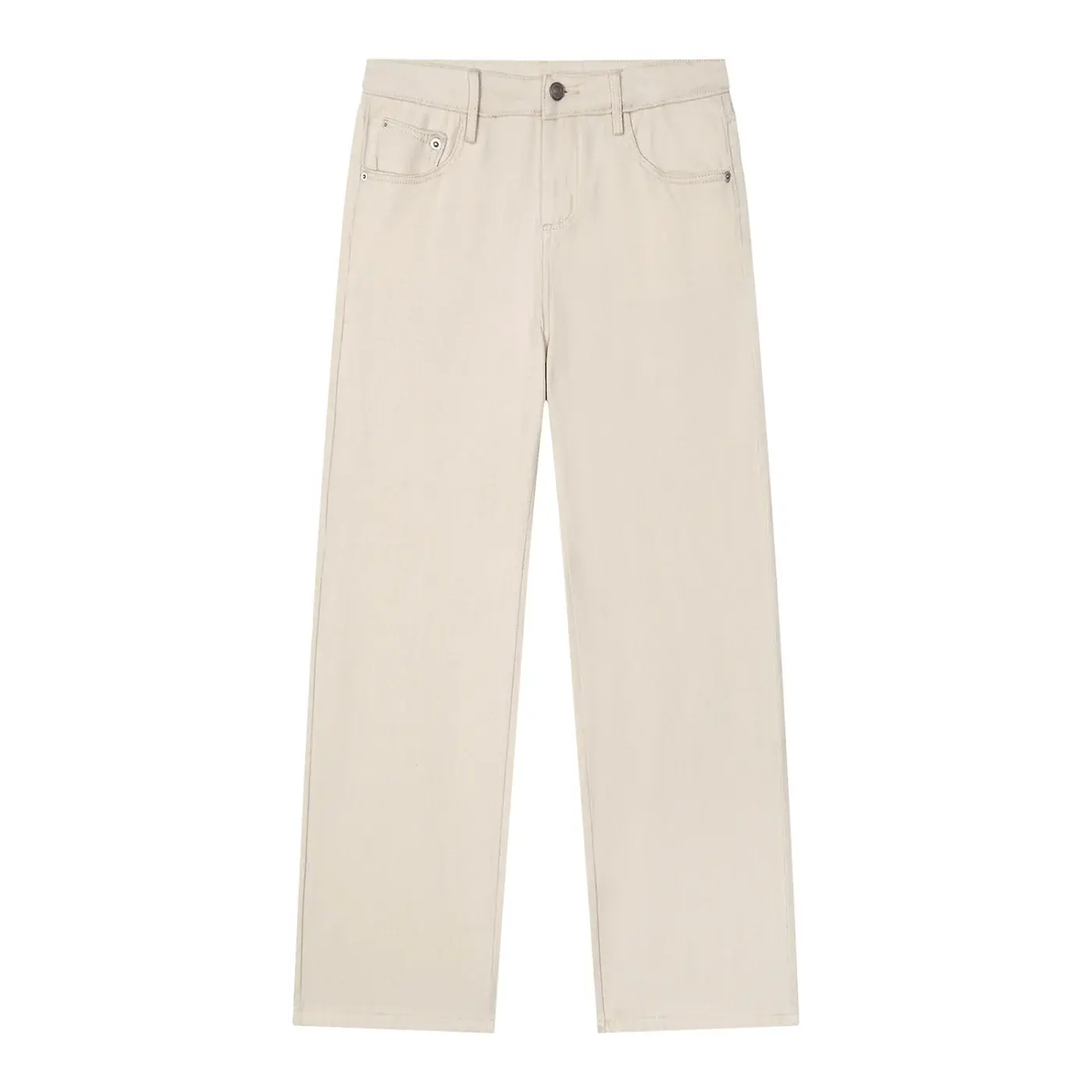 Mens Vintage Wash Straight Leg Jeans