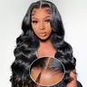BLING HAIR Women's Multi-Size Natural Style Glueless Human Hair Lace Closure Wigs - 9x6/7x5/6x4 Body Wave, HD Transparent Lace, 150% Density, Melt All Skins, Ready to Wear, Natural Hairline, No Glue Needed, Back to School, Glueless Wigs Human Hair sohochi