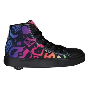 Heelys Veloz Black Rainbow GS Fashion Shoes New