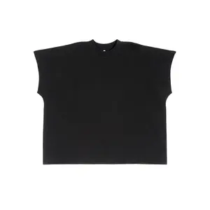 Instinctive Raw Edge Boxy T-Shirt for Men | Streetwear | Menswear | Black Color | Comfortable Fit