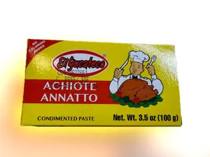 Achiote El Yucateco 3.5 oz | Achiote Annatto Condimented Paste – 3.5 oz (100 g)