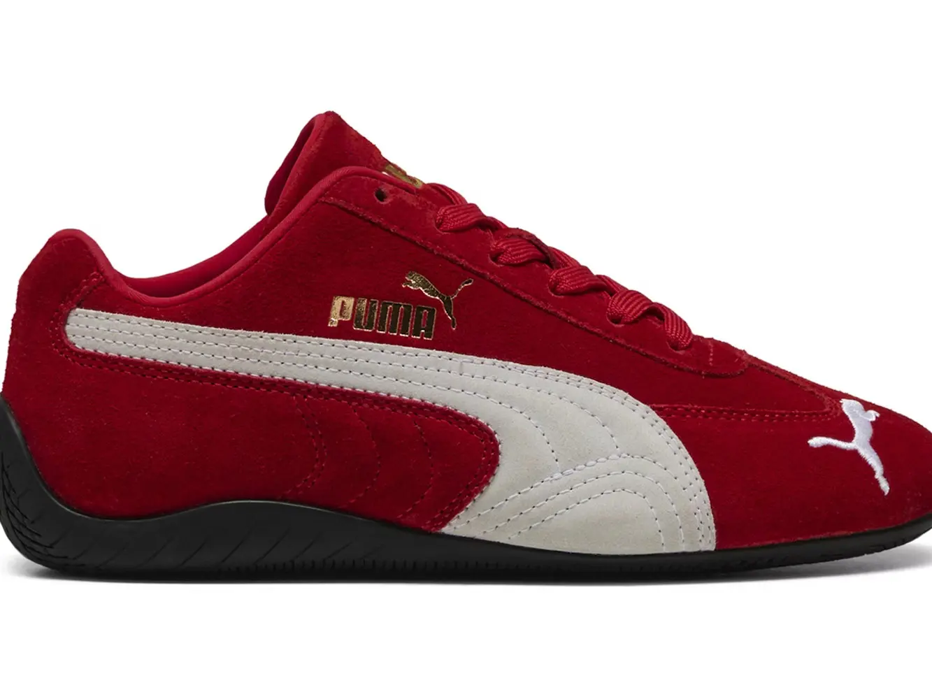 Puma Speedcat OG Red White Youth and Womens - Trendy Driving Shoe Essential