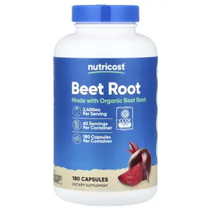 Nutricost Beet Root, 180 Capsules (800 mg per Capsule)