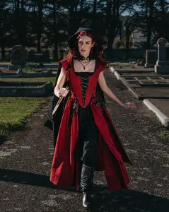 Red Vampire Slayer Corset Dress