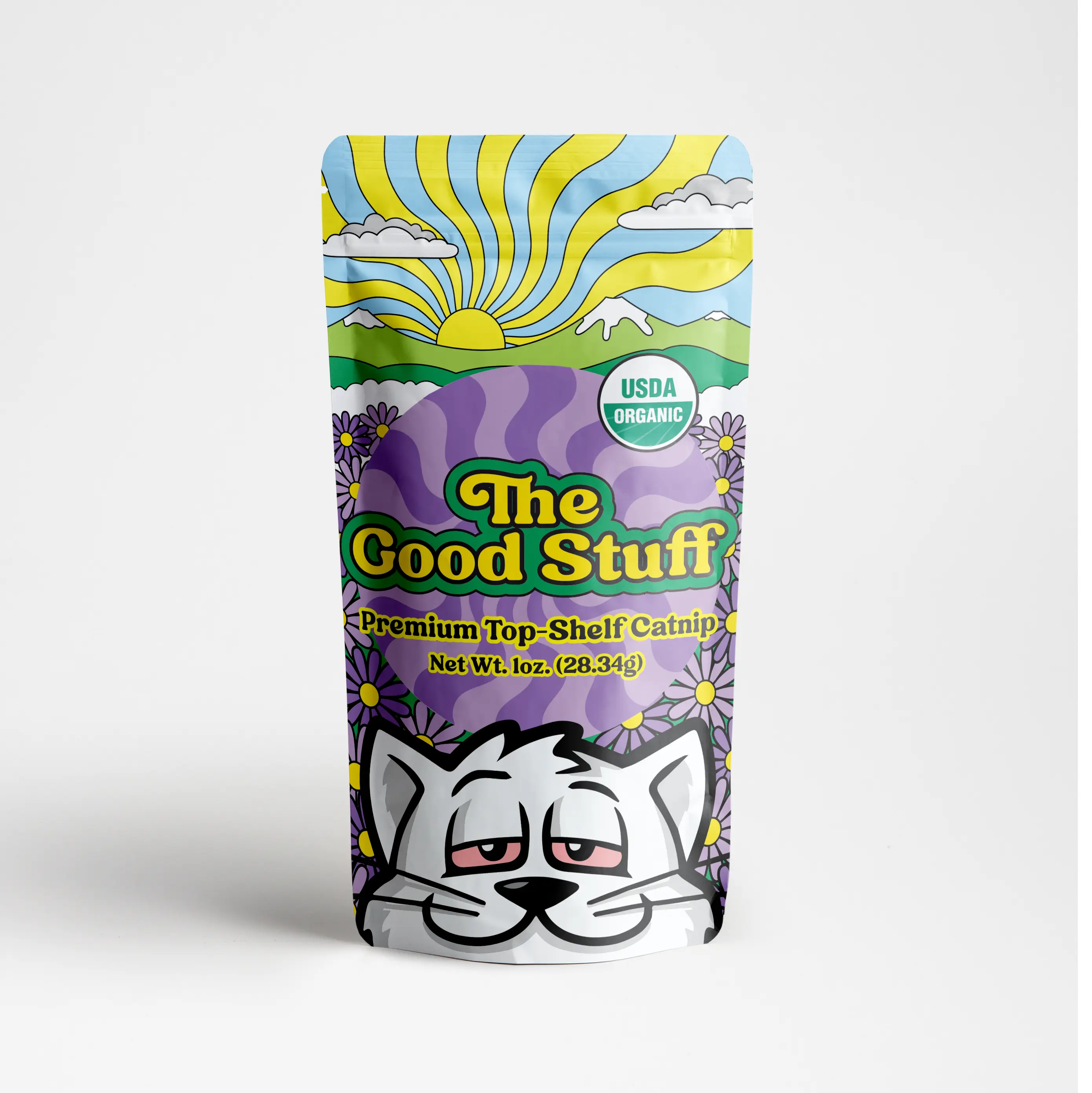 The Good Stuff Premium Top-Shelf Catnip | 100% Organic USA-Grown | 1 oz