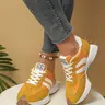 Women's Comfortable Lace-Up Sports Shoes, Lightweight Multi-Functional Casual Shoes, Everyday Casual Sneakers, All-Season Wear, Anti-Slip Rubber Sole
