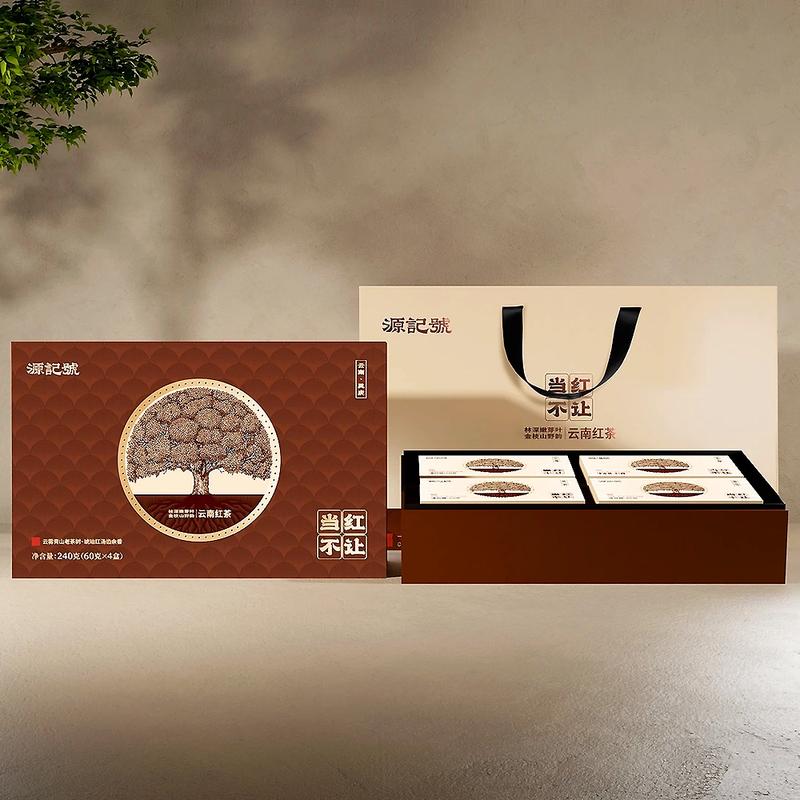 Unstoppable 100 Years Black Tea Yunnan BlackTea 240g(60g×4）Lapsang Souchong