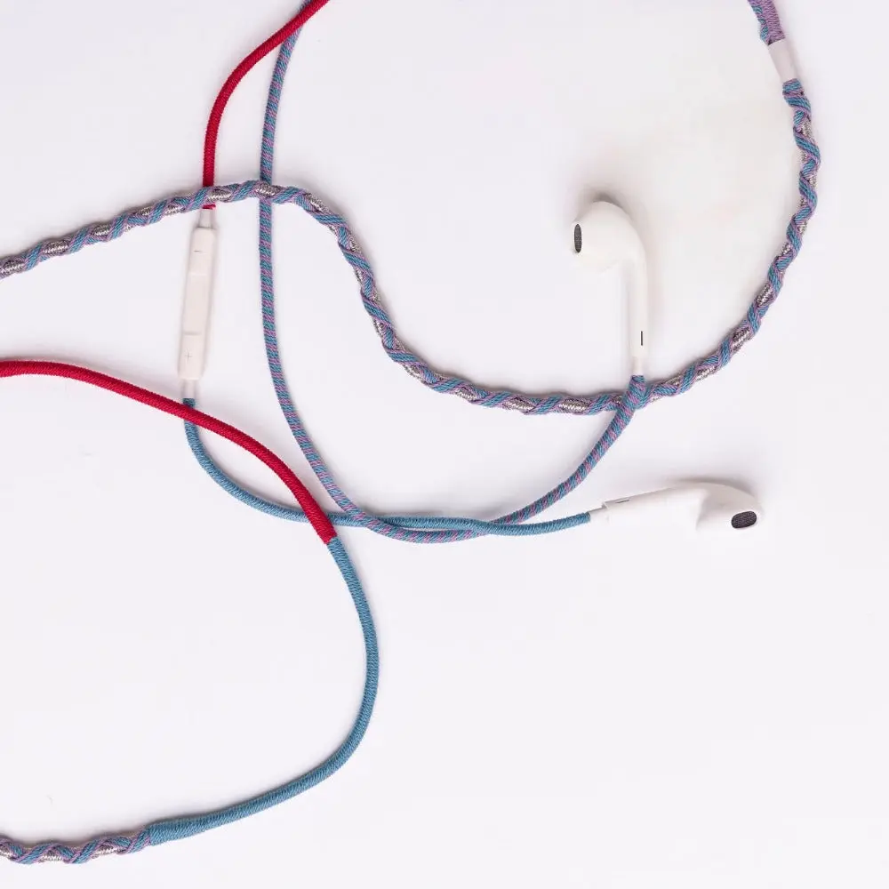 Wrapped Wired In-Ear Headphones, USB-C