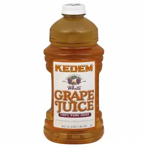 KEDEM JUICE WHITE GRP-64 FO -Pack of 8, Beverage, Grape