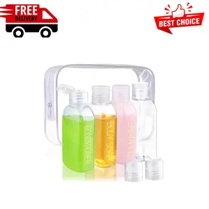 Leakproof Squeeze Bottles Travel Kit - 4pc 3.4 oz