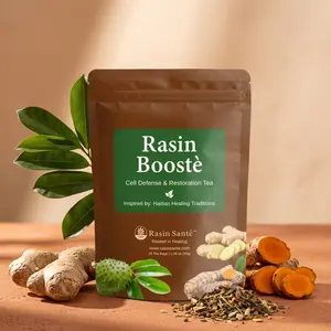 Rasin Santé Rasine Boostè Cell Defense & Restoration Tea Inspired by Haitian Healing Traditions Calming Herbal Beverage