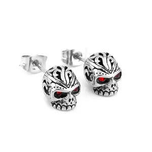 Skull Stud Earrings for Men Women Skull Stud Earrings for Men Women