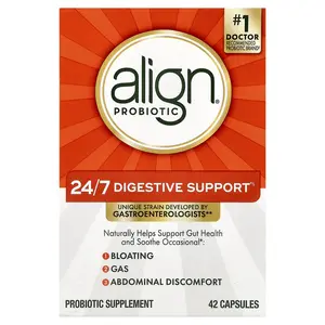 Align Probiotics 24/7 Digestive Support, 42 Capsules (10 mg per Capsule)