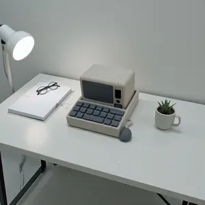 Retro Computer Keycap Fidget Clicker Keychain