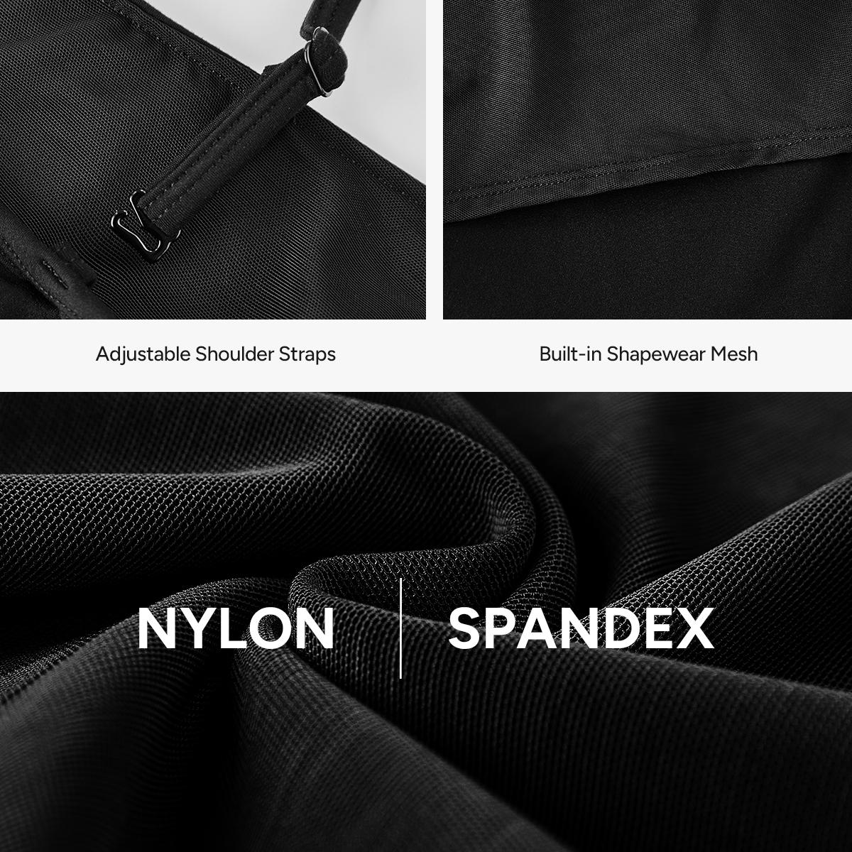 Nebility Women's Bodysuit Shapewear Full Body Stretchy Compression Jumpsuit High Elasticity Body Shaping Fashionable Womenswear