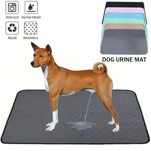 Pee Pads Washable  - Reusable Pet Pee Pad - Four-Layer Waterproof Dog Training Pad Pet Bed Urine Mat for Pet Car Seat Cover Pet Accessory peep ad