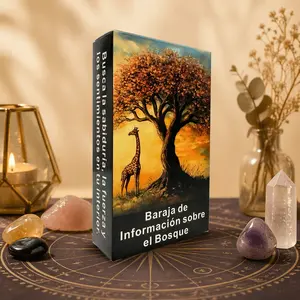 Spanish Forest Oracle Cards, 56 Tarot Series, Self-Discovery & Inner Healing, Discover Inner Strength & Wisdom, Spiritual Guidance Deck