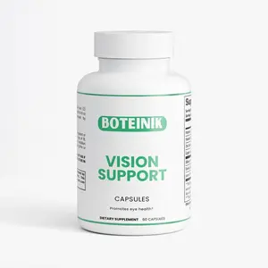 Boteinik Vision Support Capsules - 60 Count - USA Made - Vitamin C E Zinc Bilberry Eyebright Extract for Eye Health - Daily Intake - 70g
