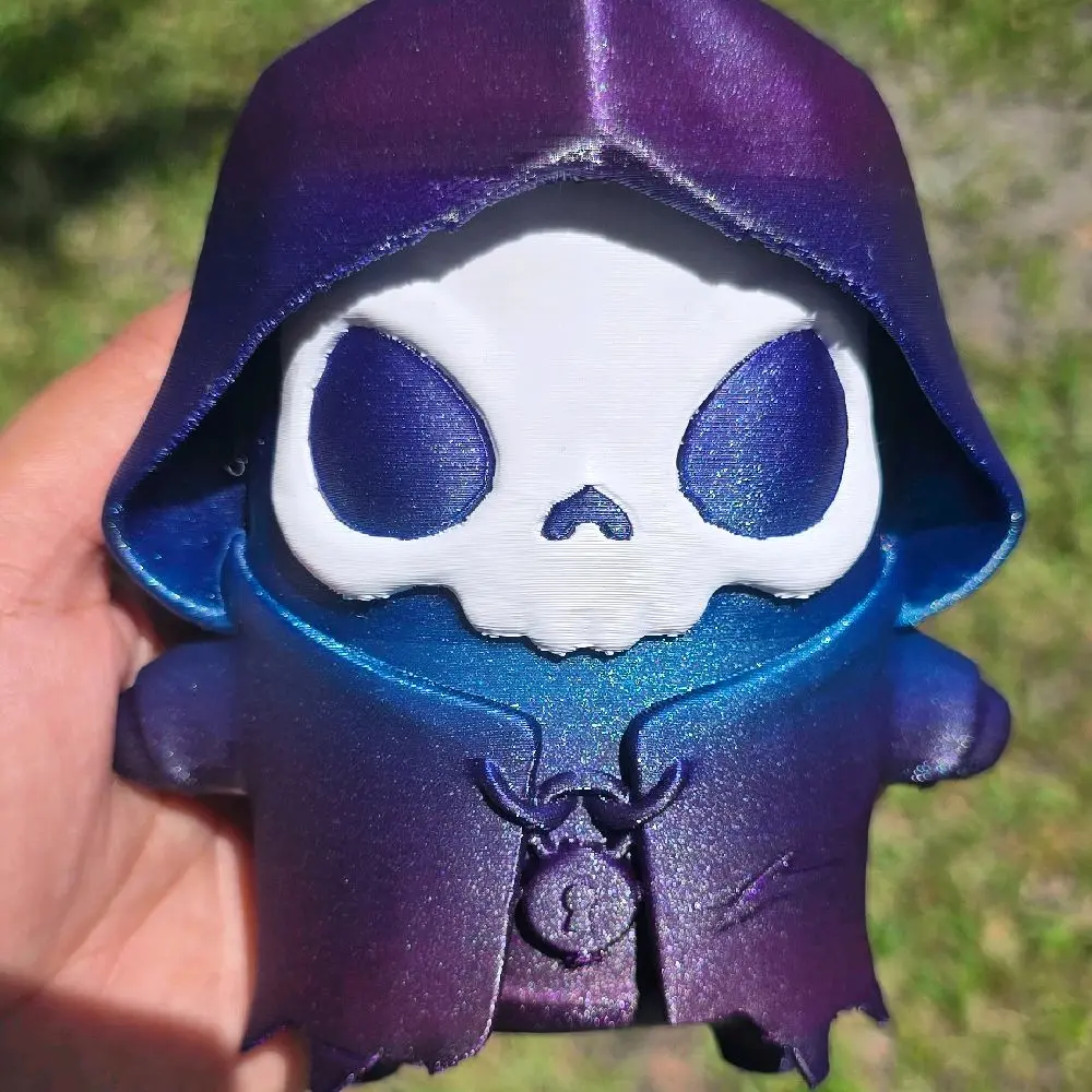 Galaxy Grim Sprite – 3D Printed Galaxy Reaper Figure | Galaxy Collectible Display