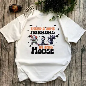 There's Some Horror In This House Shirt, Hallowen Shirt,  Cute Fall Shirt, Spooky Season