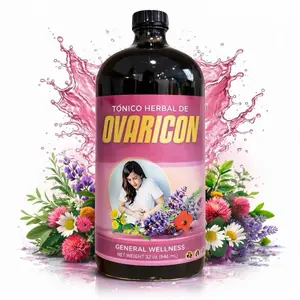 Jugo de Maguey Ovaricon Cuerpo Amarillo Tonic Mujer dietary supplement Vitamin B1, B2, B3, MSM, glucosamine Hormone Balance tonic