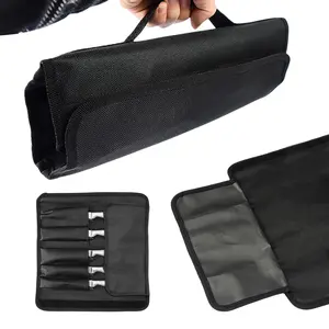 Chef Knife Roll Bag Cooking Chef Protable Knife Protected Pouch Carrying Storage Pockets Cooking Tools Accessories Kitchen Kitchenware