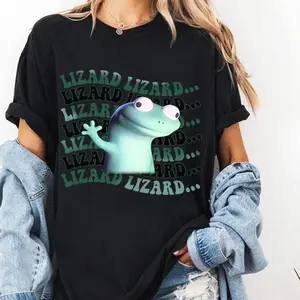 Lizard Shirt, Meme Viral Tiktok Tee, Elio Lizard Meme Tee, Funny Weirdcore Y2K T-Shirt, Lizard Button Meme Shirt