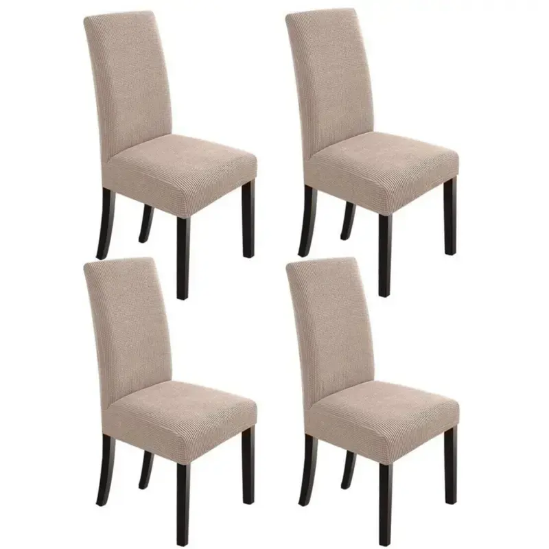 [Summervibes] A Set of 4/2 Pcs Solid Color Stretch Chair Cover,Suitable for Home Dining Rooms,Multifunctional Elastic Polyester Stretch Fabric,Universal Size Chair Cushion Cove,Hand Tools Kits