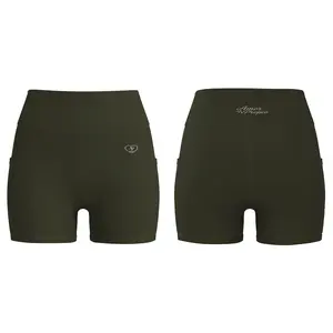 Yoga Shorts Dark Olive