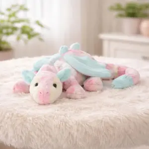Jellycat Lazulia Dragon Plush – Soft Pastel Stuffed Toy, Fantasy Collectible, 50cm With Tags