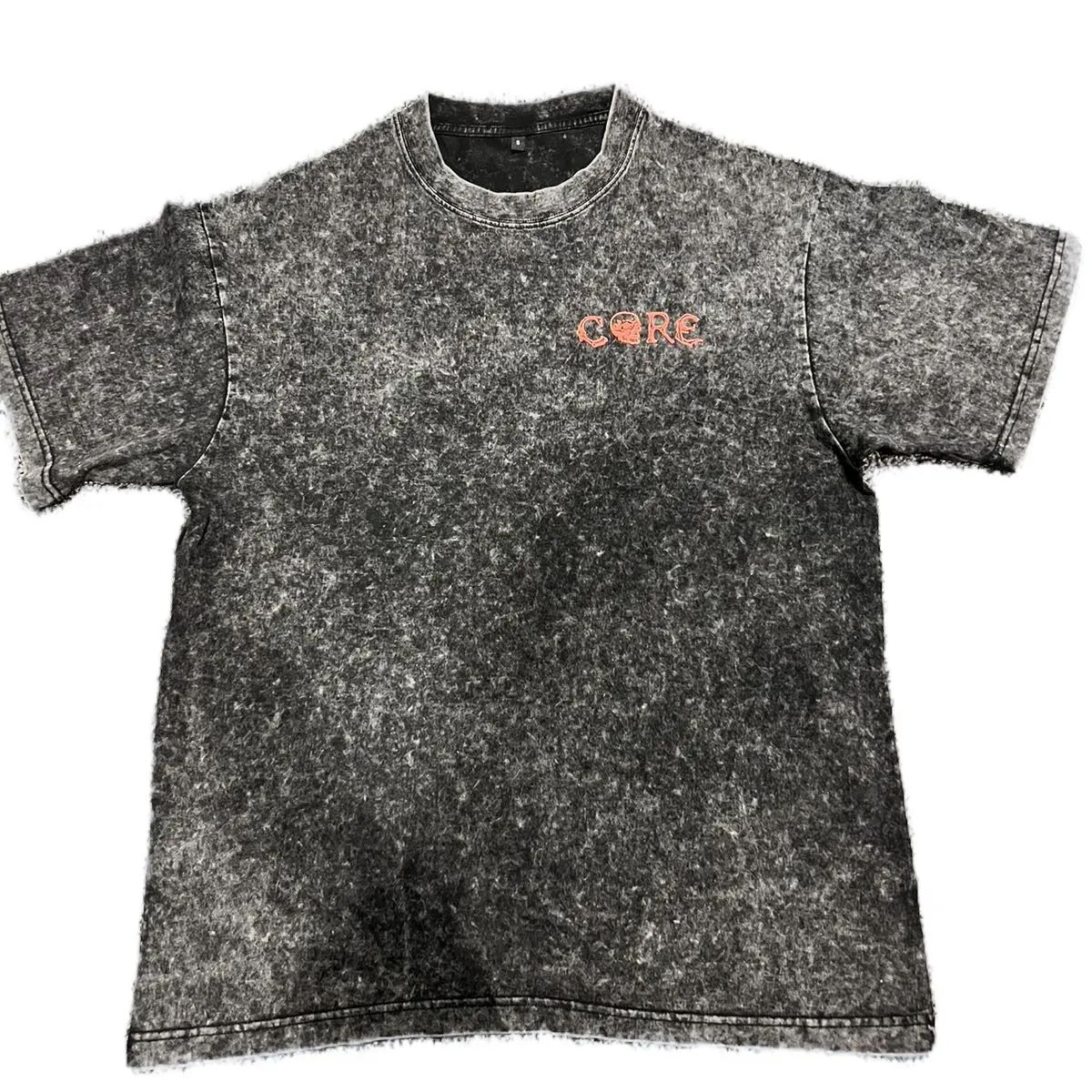 CORE Oversized Vintage Gym T-Shirt for Men - Breathable Cotton Material
