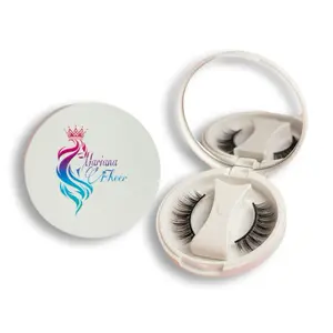 Mariana Fheer – Magnetic Eyelashes Set with Case & Mirror Cosmetic Makeup Compact