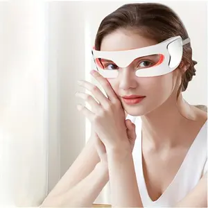 Multifunctional Eye Therapy Mask, Vibration Massage + Heat Compress + Photon Care, 36 LED Light Beads, & Fatigue Relief, All Skin Types