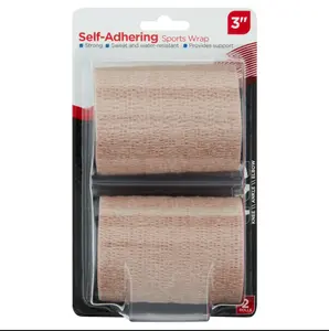 Self-Adhering Sports Wrap (2 Rolls)