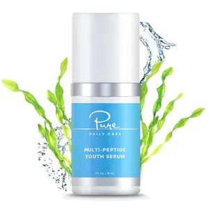 Multi-Peptide Youth Serum with Hyaluronic Acid & Seaweed Extract for Moisturized & Youthful Skin - Moisture, Skincare by Pure Daily Care