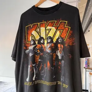Kiss T-Shirt, Rock Music Shirt, Kiss Band Shirt, Dynasty Album, Dressed To Kill, Kiss Merch, Unisex Rocker Clothing